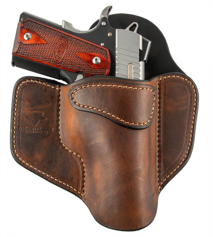 Relentless Tactical Comfort Carry Leather OWB Holster | Made in USA | Lifetime Warranty - Angler's Pro Tackle & Outdoors