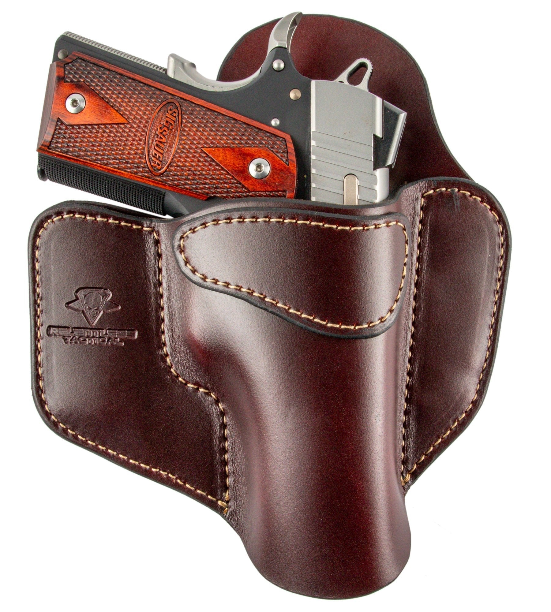 Relentless Tactical Comfort Carry Leather OWB Holster | Made in USA | Lifetime Warranty - Angler's Pro Tackle & Outdoors
