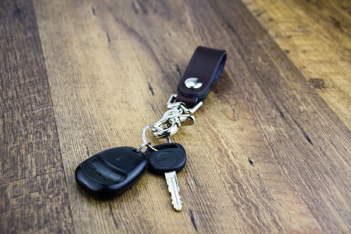 Valet Keychains Relentless Tactical Leather Valet Keychain | Made in USA of Full Grain ...