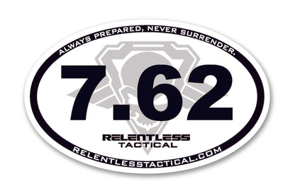 Relentless Tactical Marathon Parody Caliber Stickers - Angler's Pro Tackle & Outdoors