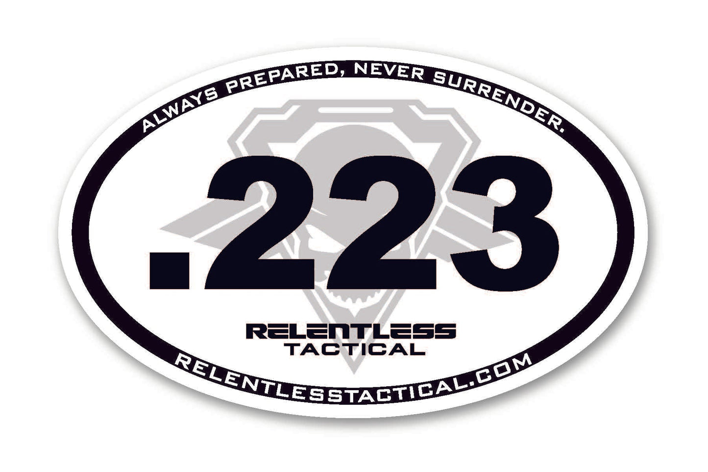 Relentless Tactical Marathon Parody Caliber Stickers - Angler's Pro Tackle & Outdoors