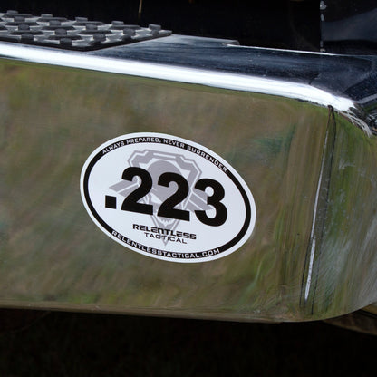 Relentless Tactical Marathon Parody Caliber Stickers - Angler's Pro Tackle & Outdoors