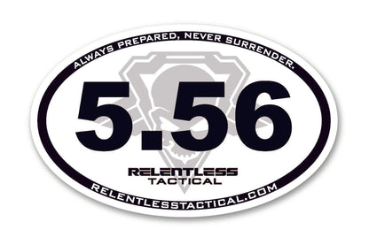 Relentless Tactical Marathon Parody Caliber Stickers - Angler's Pro Tackle & Outdoors