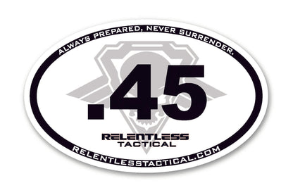 Relentless Tactical Marathon Parody Caliber Stickers - Angler's Pro Tackle & Outdoors