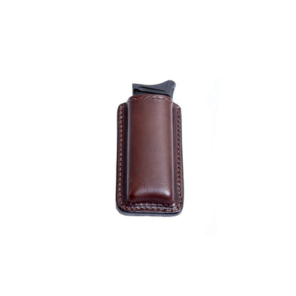 Relentless Tactical Leather Magazine Holder | Made In USA | Lifetime Warranty | Fits virtually any 9mm, .40, .45 or .380 Pistol Mag | Single or Double Stack | IWB or OWB