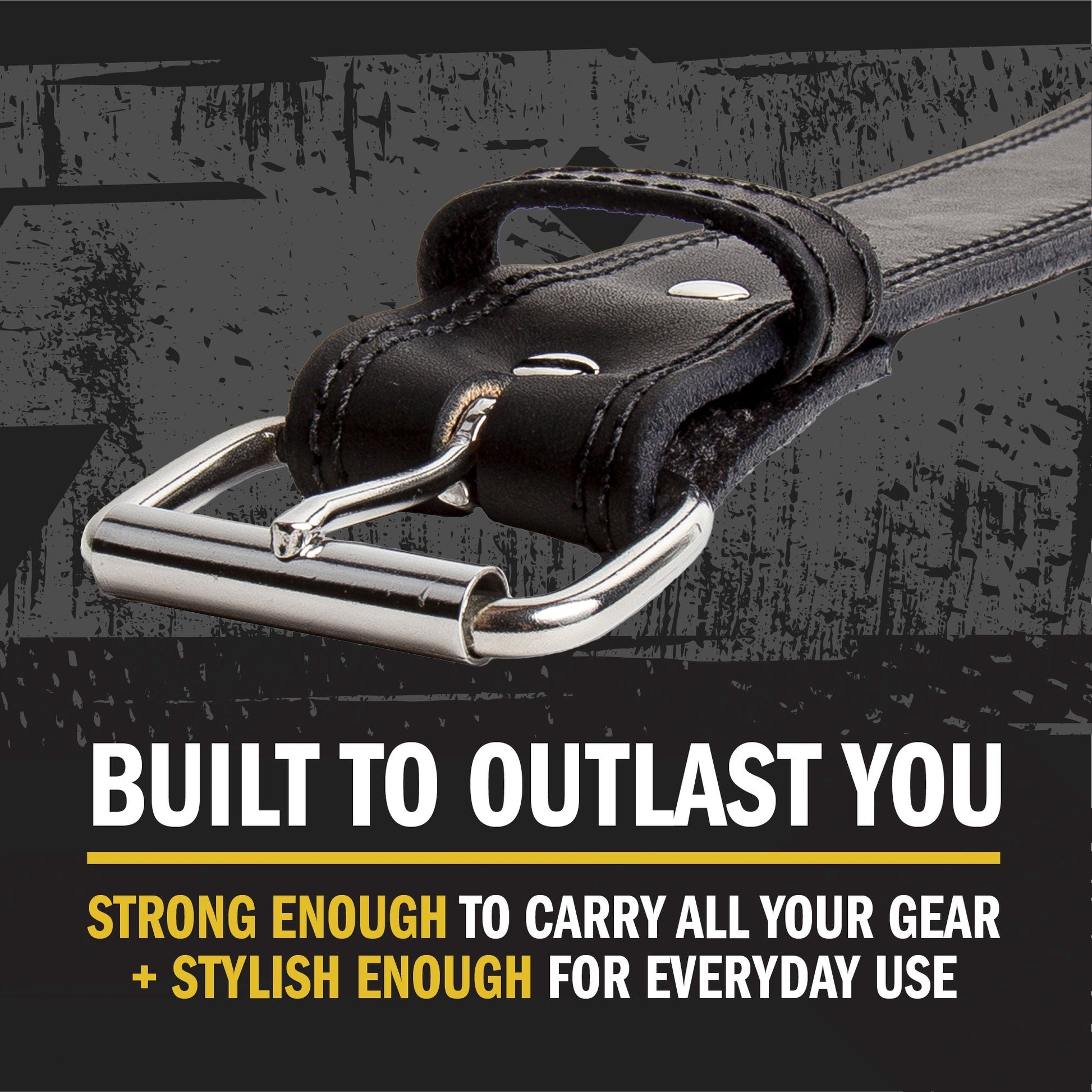 Relentless Tactical The Colossal Concealed Carry CCW Gun Belt - Black - 1 3/4 inch - Made in USA - Lifetime Warranty - Angler's Pro Tackle & Outdoors