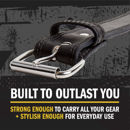 Relentless Tactical The Colossal Concealed Carry CCW Gun Belt - Black - 1 3/4 inch - Made in USA - Lifetime Warranty - Angler's Pro Tackle & Outdoors