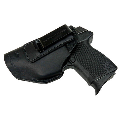 Relentless Tactical The Defender Leather IWB Holster | Fits Glock 42 | P365 | Hellcat | Lifetime Warranty | Made in USA - Angler's Pro Tackle & Outdoors