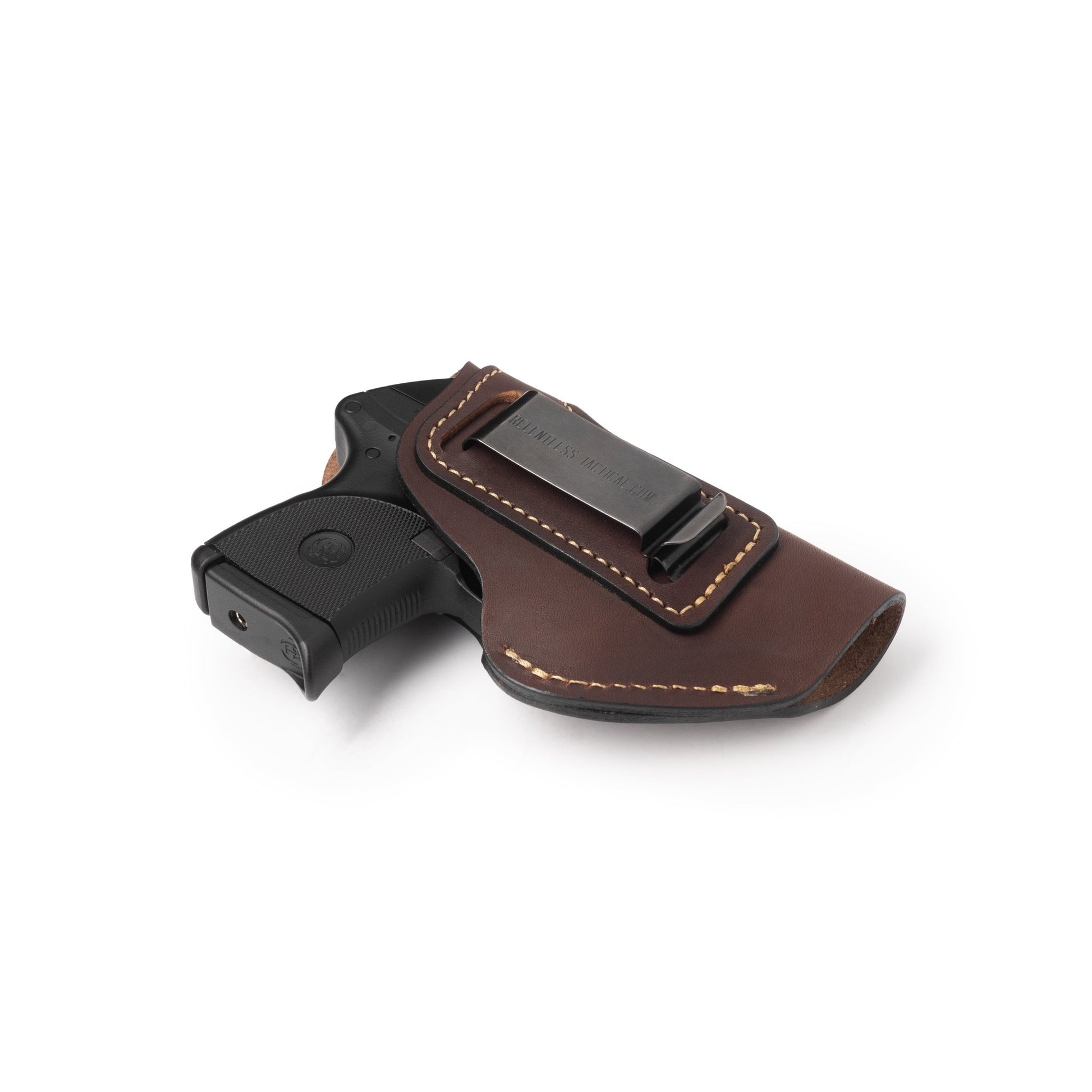 Relentless Tactical The Defender Leather IWB Holster - Fits Ruger LCP, LCP2, Sig P238, P290, S&W Bodyguard .380 and Most .380's - Lifetime Warranty - Made in USA - Angler's Pro Tackle & Outdoors