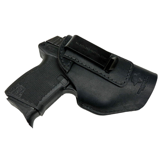 Relentless Tactical The Defender Leather IWB Holster - Fits Ruger LCP, LCP2, Sig P238, P290, S&W Bodyguard .380 and Most .380's - Lifetime Warranty - Made in USA - Angler's Pro Tackle & Outdoors