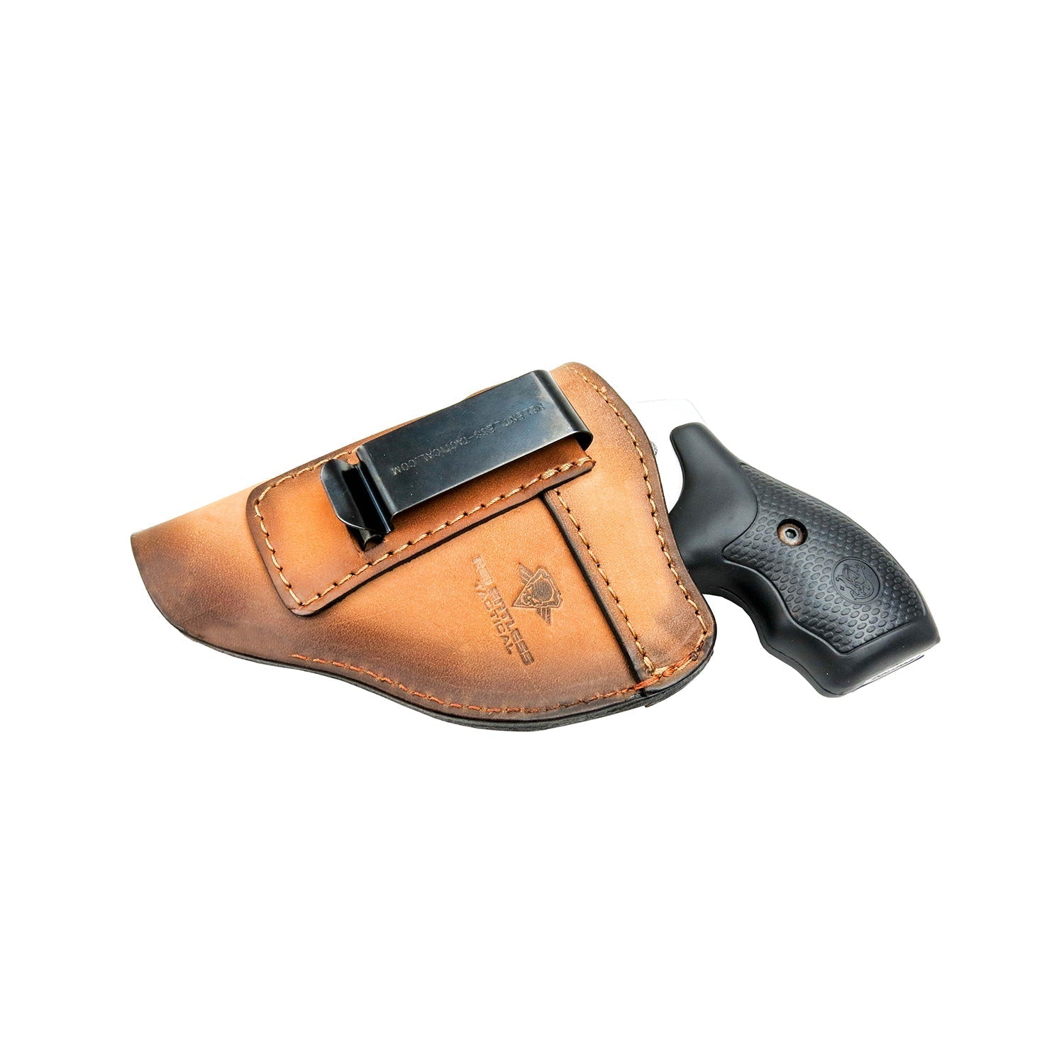 Relentless Tactical The Defender Leather IWB Holster - Fits Snub Nose Style Revolver - Lifetime Warranty - Made in USA - Angler's Pro Tackle & Outdoors