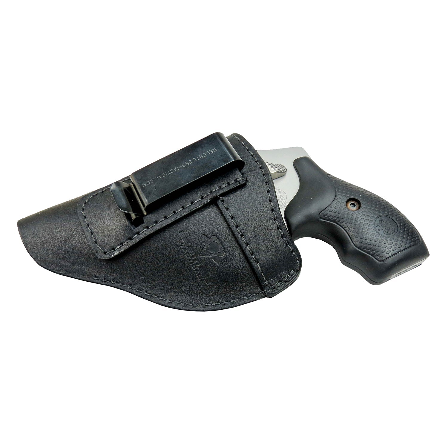 Relentless Tactical The Defender Leather IWB Holster - Fits Snub Nose Style Revolver - Lifetime Warranty - Made in USA - Angler's Pro Tackle & Outdoors