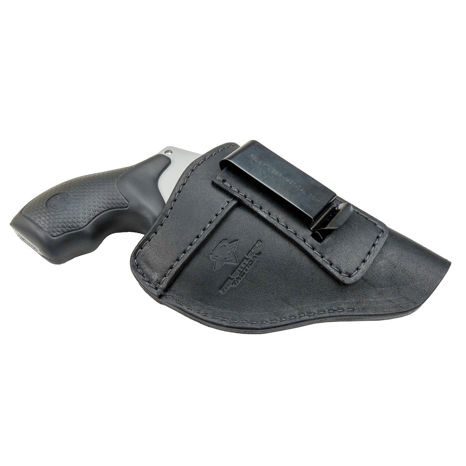 Relentless Tactical The Defender Leather IWB Holster - Fits Snub Nose Style Revolver - Lifetime Warranty - Made in USA - Angler's Pro Tackle & Outdoors