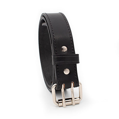 Relentless Tactical The "Double Tap" Gun Belt | Made in USA | Lifetime Warranty | 14 oz Full Grain Leather CCW Belt - Angler's Pro Tackle & Outdoors