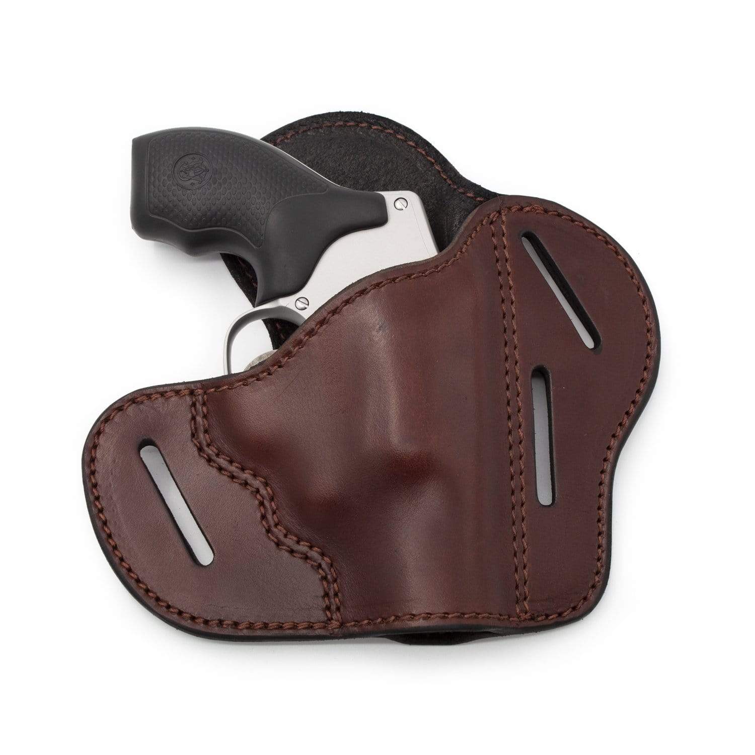 Relentless Tactical The Ultimate Leather Gun Holster | 3 Slot Pancake Style Belt Holster | Handmade in the USA! | J - Frame & 38 special - Lifetime Warranty - Angler's Pro Tackle & Outdoors