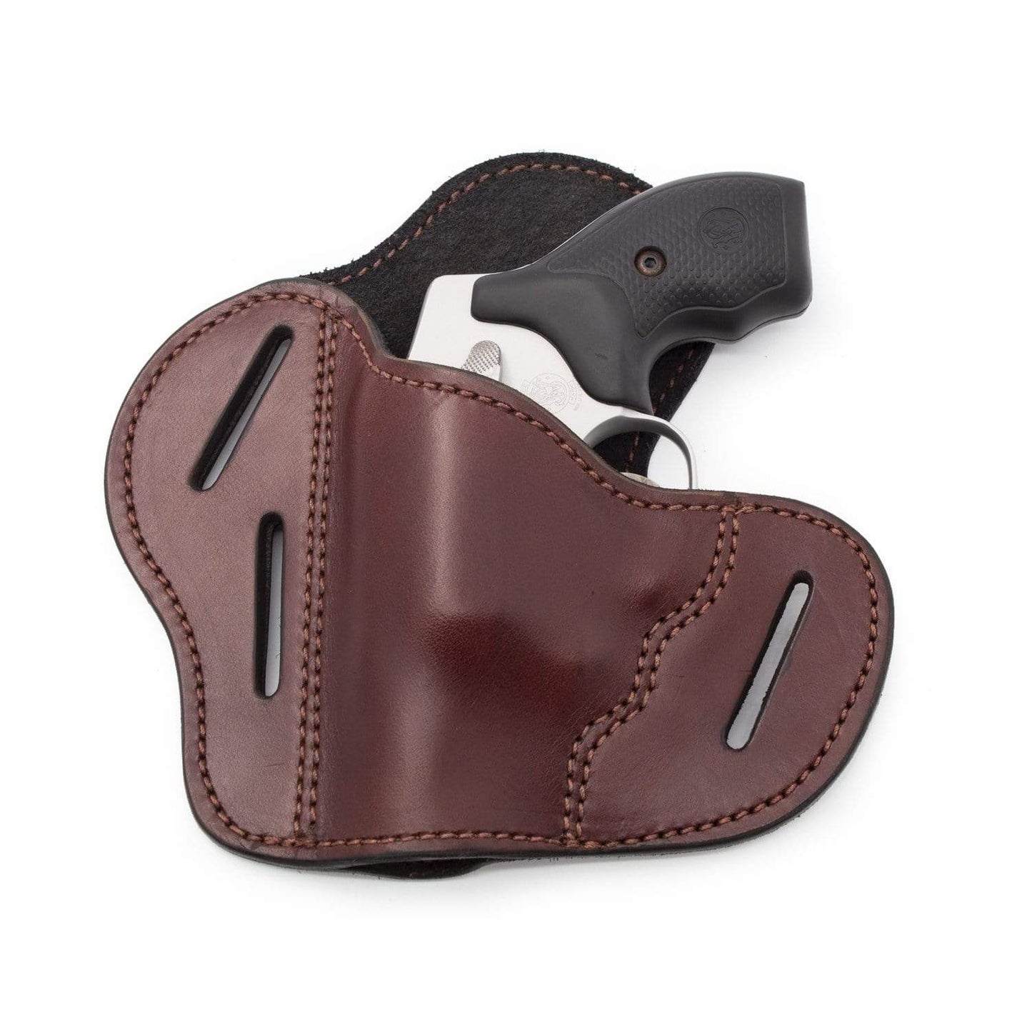 Relentless Tactical The Ultimate Leather Gun Holster | 3 Slot Pancake Style Belt Holster | Handmade in the USA! | J - Frame & 38 special - Lifetime Warranty - Angler's Pro Tackle & Outdoors