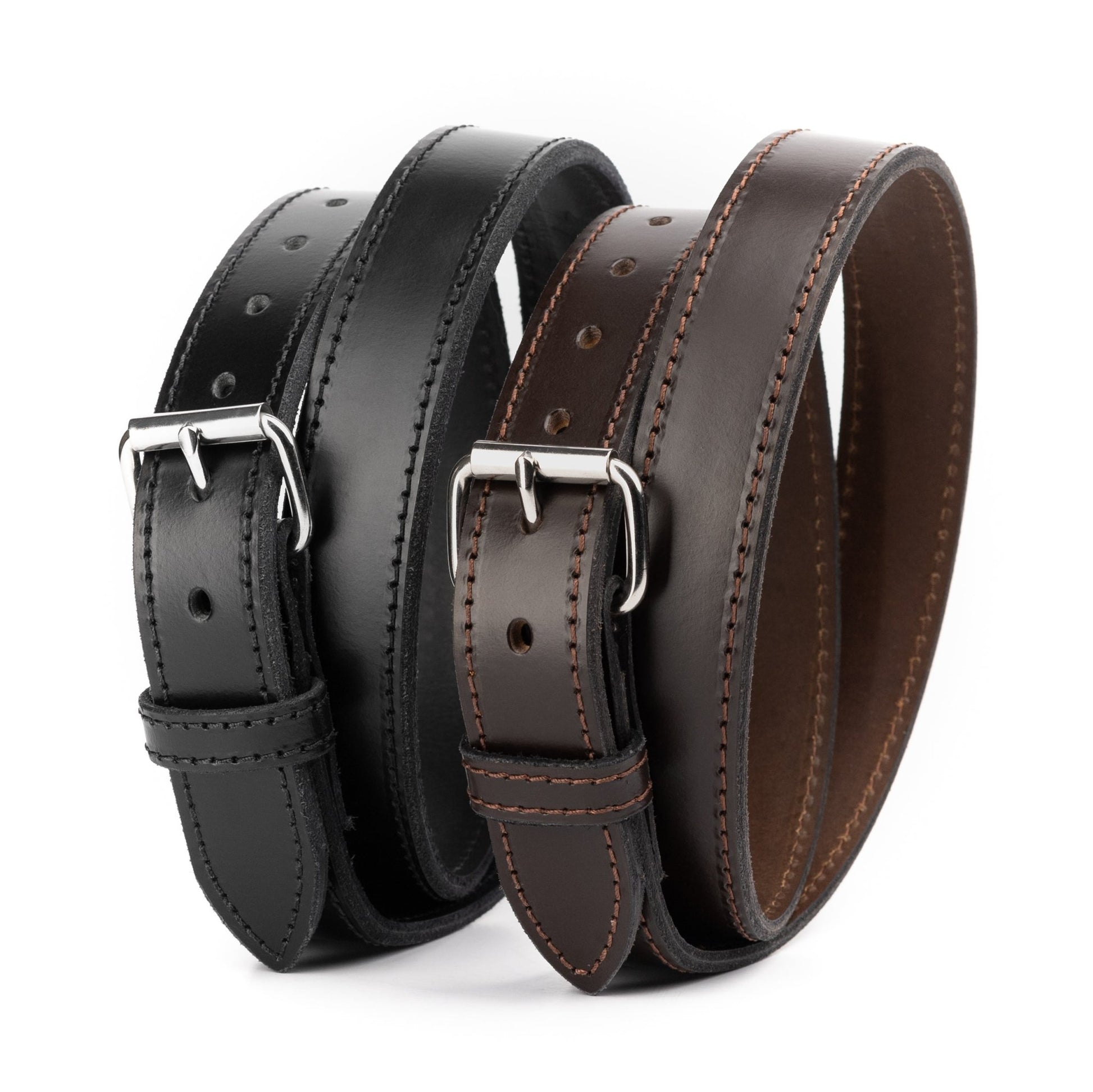 Relentless Tactical The Ultimate Steel Core Leather Gun Belt | Made in USA | 1 1/4" Steel Reinforced Heavy Duty Concealed Carry Belt | Full Grain Leather CCW Gun Belt For Men | 1.25 inch Gun Belts for Men - Angler's Pro Tackle & Outdoors