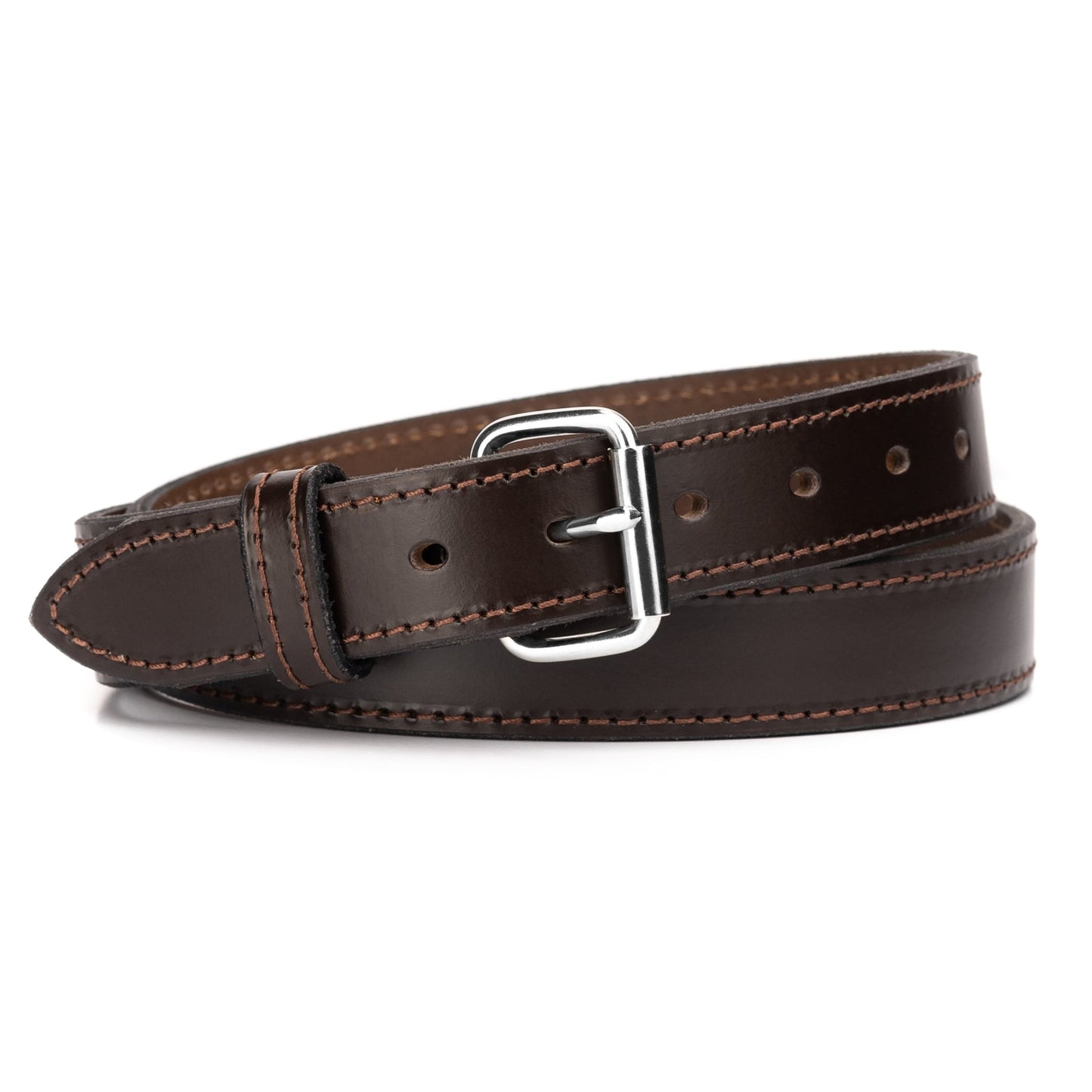 Relentless Tactical The Ultimate Steel Core Leather Gun Belt | Made in USA | 1 1/4" Steel Reinforced Heavy Duty Concealed Carry Belt | Full Grain Leather CCW Gun Belt For Men | 1.25 inch Gun Belts for Men - Angler's Pro Tackle & Outdoors