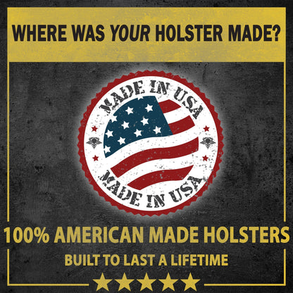 Relentless Tactical The Ultimate Suede IWB Holster - Medium Size | Fits Glock 42 | Sig P365 | Hellcat | Lifetime Warranty | Made in USA - Angler's Pro Tackle & Outdoors