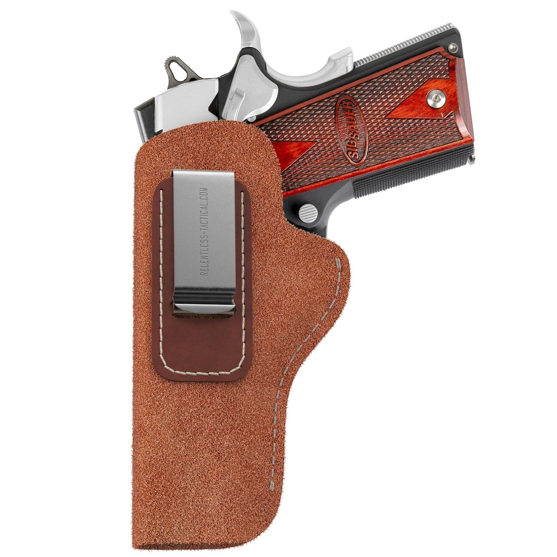 Relentless Tactical The Ultimate Suede Leather IWB Holster - Fits All 1911's - Lifetime Warranty - Made in USA - Angler's Pro Tackle & Outdoors