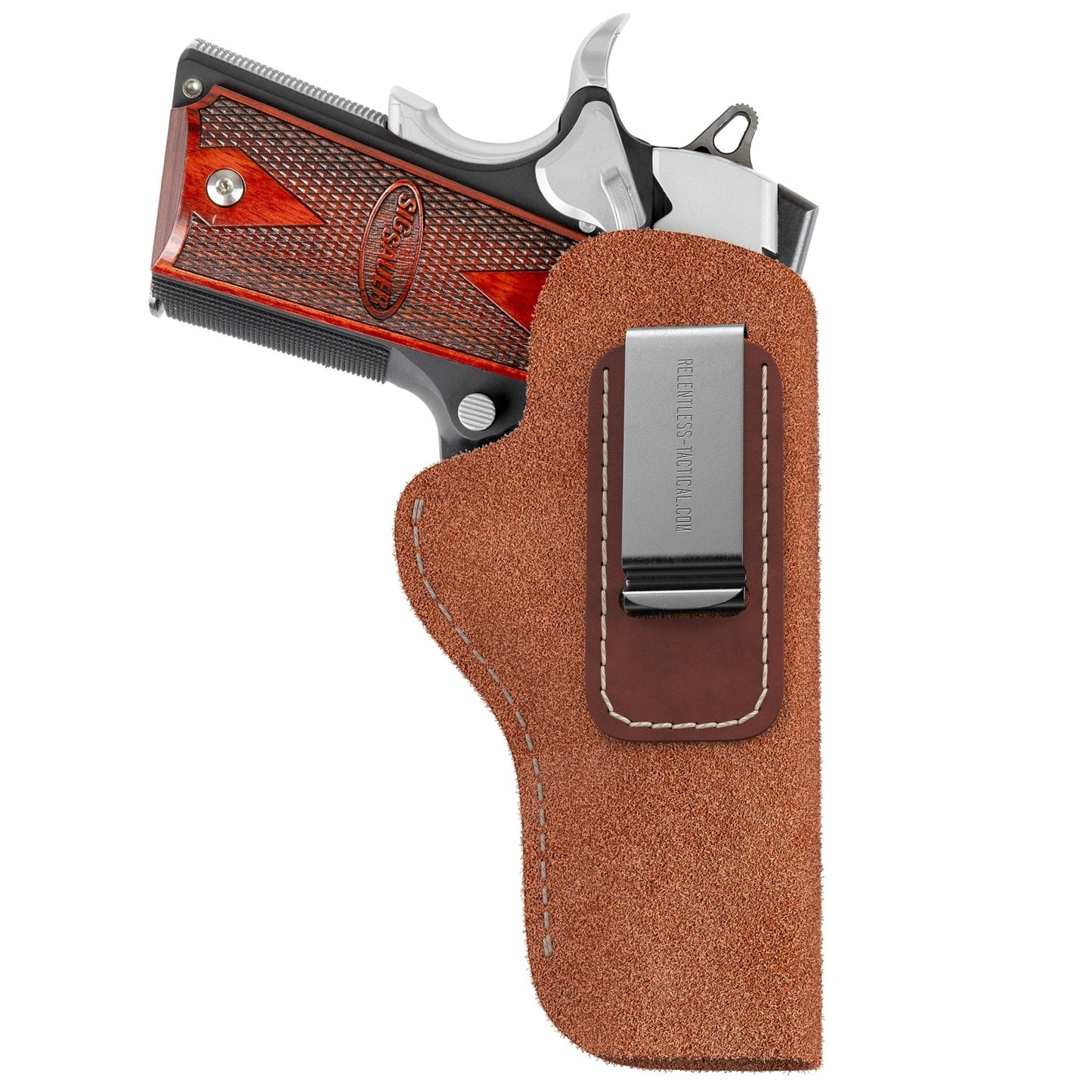 Relentless Tactical The Ultimate Suede Leather IWB Holster - Fits All 1911's - Lifetime Warranty - Made in USA - Angler's Pro Tackle & Outdoors