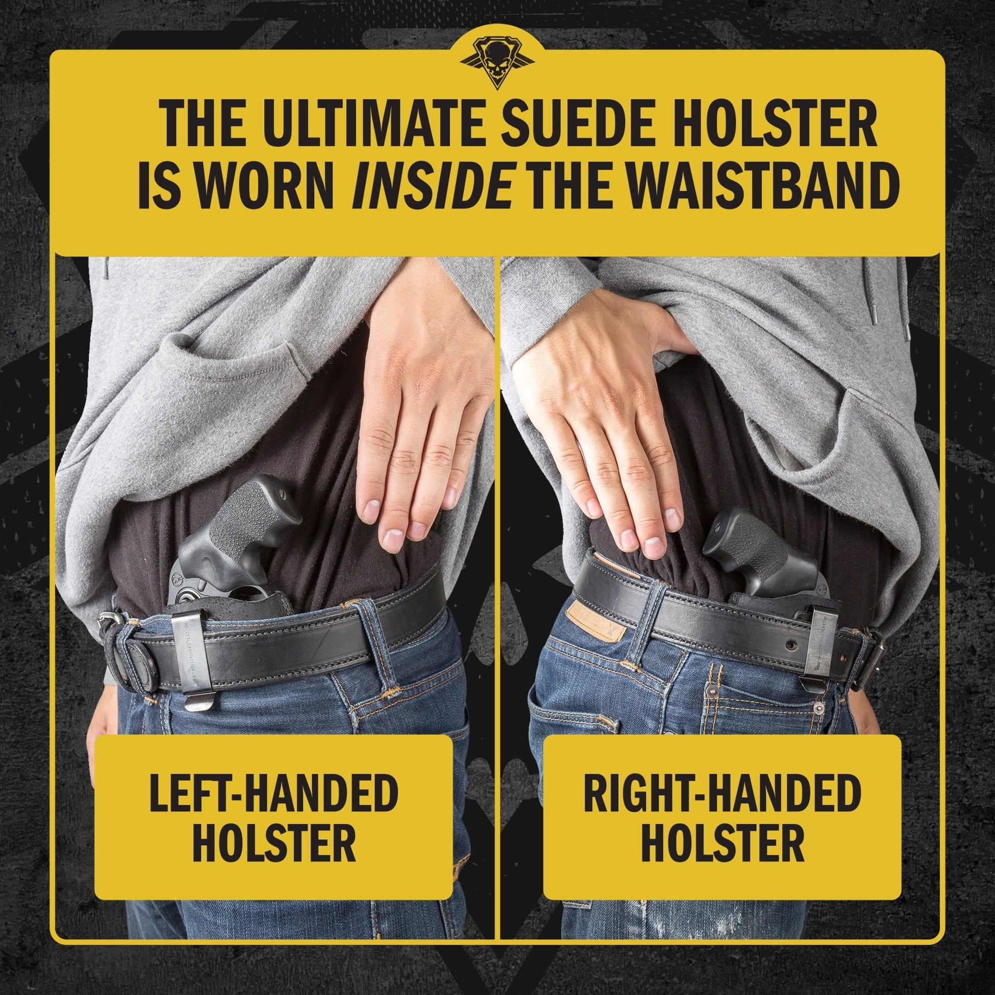 Relentless Tactical The Ultimate Suede Leather IWB Holster - J Frame / 38 Special - Lifetime Warranty - Made in USA - Angler's Pro Tackle & Outdoors