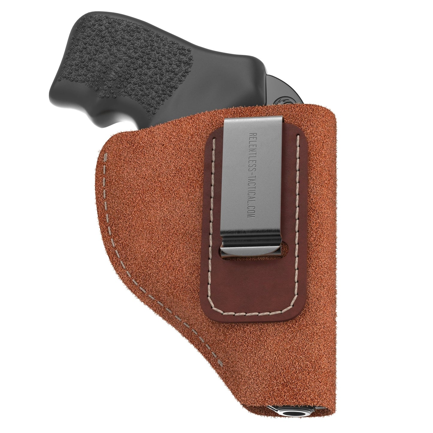 Relentless Tactical The Ultimate Suede Leather IWB Holster - J Frame / 38 Special - Lifetime Warranty - Made in USA - Angler's Pro Tackle & Outdoors