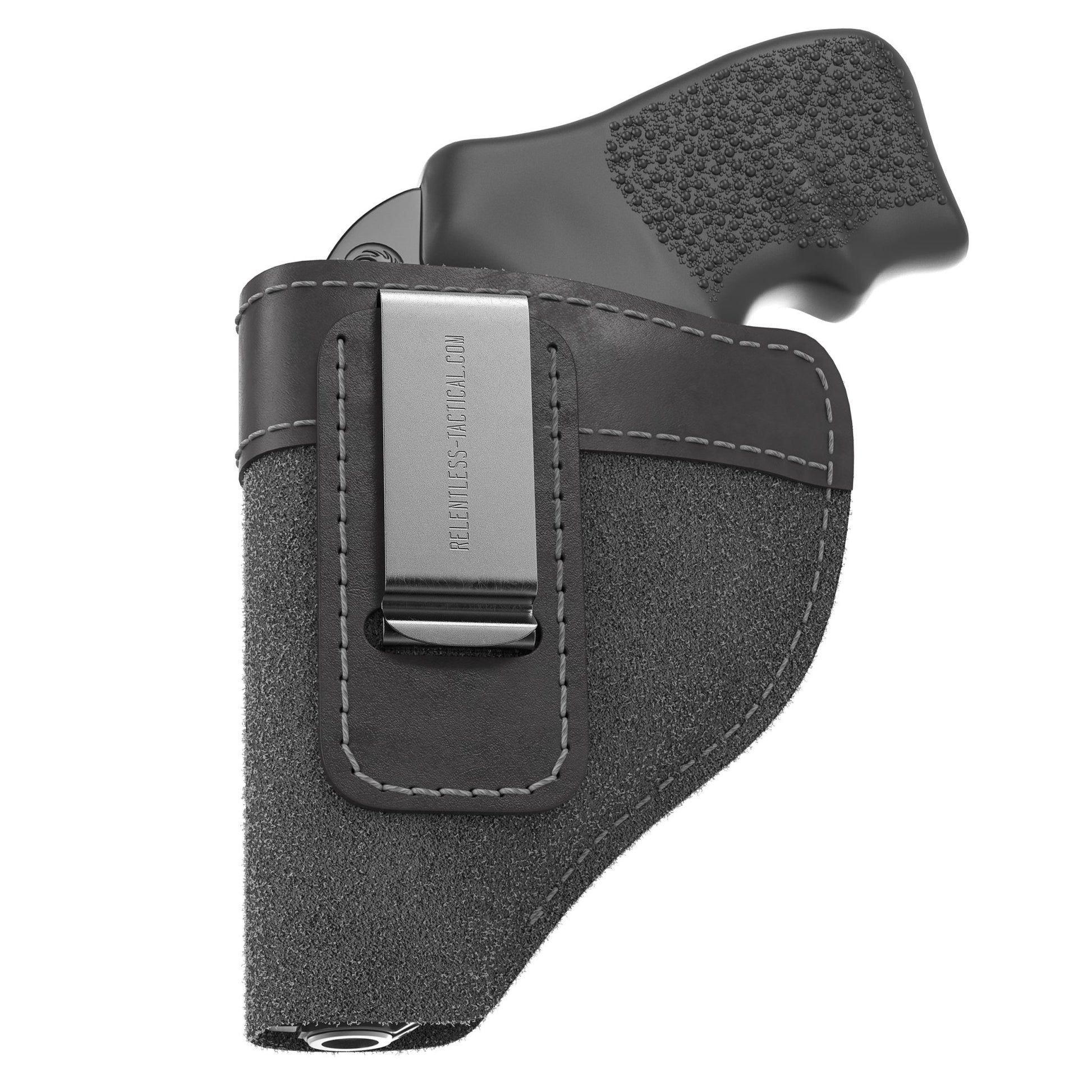 Relentless Tactical The Ultimate Suede Leather IWB Holster - J Frame / 38 Special - Lifetime Warranty - Made in USA - Angler's Pro Tackle & Outdoors