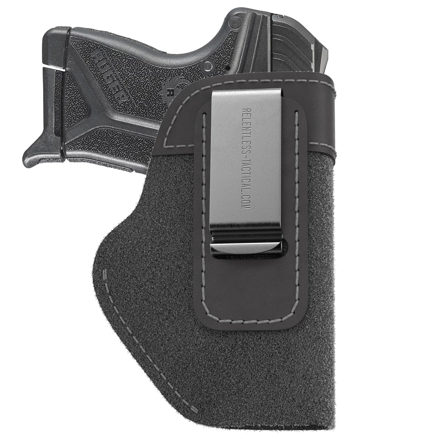 Relentless Tactical The Ultimate Suede Leather IWB Holster - Small Size | Fits Ruger LCP, LCP2, Sig P238, P290, S&W Bodyguard .380 and Most .380's - Lifetime Warranty - Made in USA - Angler's Pro Tackle & Outdoors