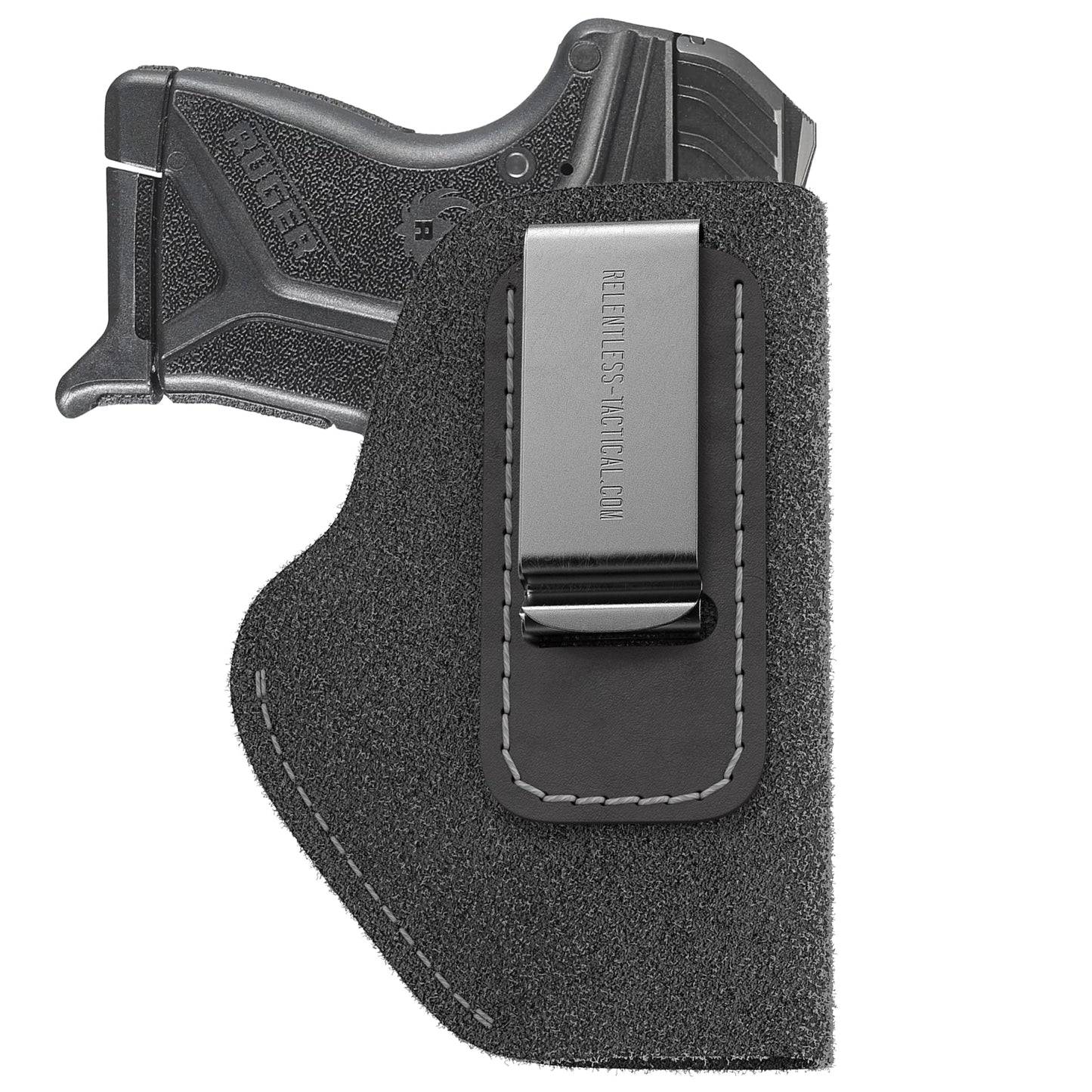 Relentless Tactical The Ultimate Suede Leather IWB Holster - Small Size | Fits Ruger LCP, LCP2, Sig P238, P290, S&W Bodyguard .380 and Most .380's - Lifetime Warranty - Made in USA - Angler's Pro Tackle & Outdoors