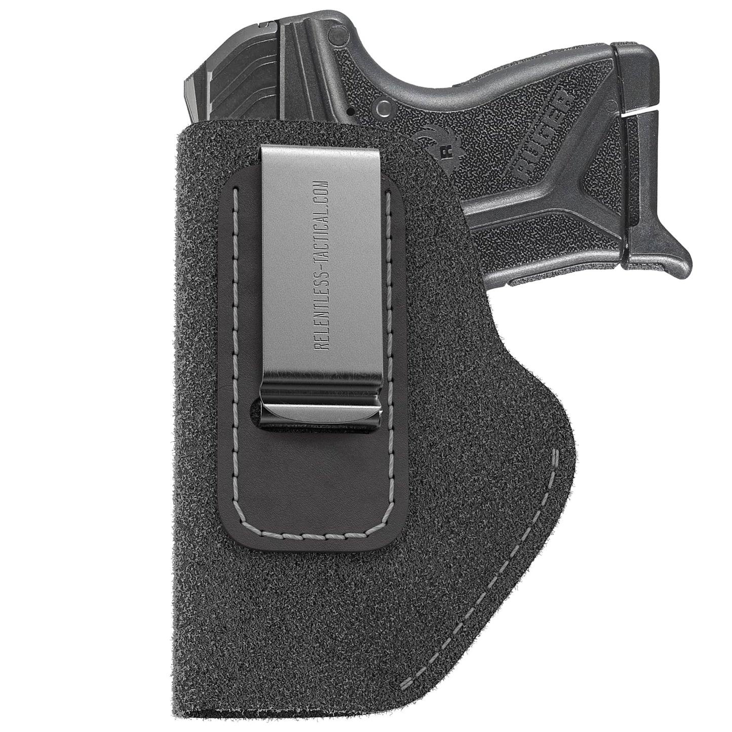 Relentless Tactical The Ultimate Suede Leather IWB Holster - Small Size | Fits Ruger LCP, LCP2, Sig P238, P290, S&W Bodyguard .380 and Most .380's - Lifetime Warranty - Made in USA - Angler's Pro Tackle & Outdoors