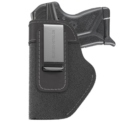 Relentless Tactical The Ultimate Suede Leather IWB Holster - Small Size | Fits Ruger LCP, LCP2, Sig P238, P290, S&W Bodyguard .380 and Most .380's - Lifetime Warranty - Made in USA - Angler's Pro Tackle & Outdoors