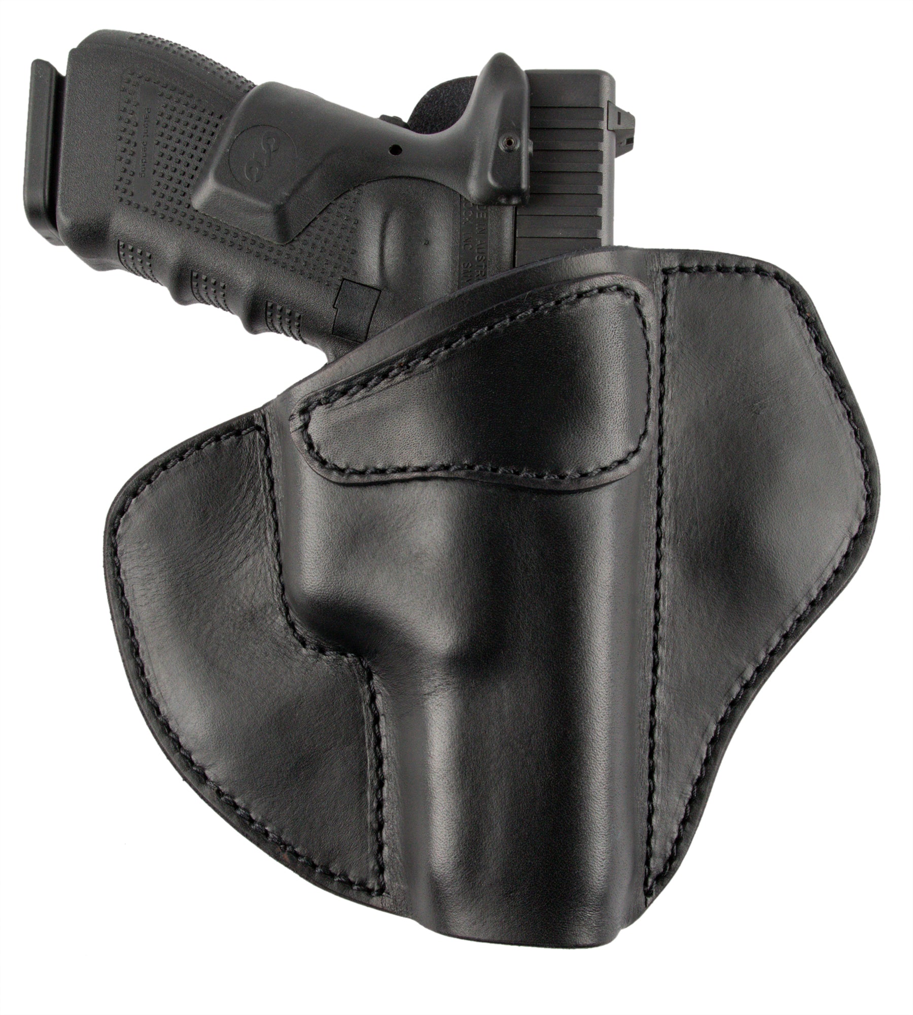 Relentless Tactical Ultimate Leather Holster 2 Slot OWB | Made in USA | Lifetime Warranty | For GLOCK 17 19 22 26 32 33 / S&W M&P Shield / Springfield XD & XDS / Plus All Similar Sized Handguns - Angler's Pro Tackle & Outdoors