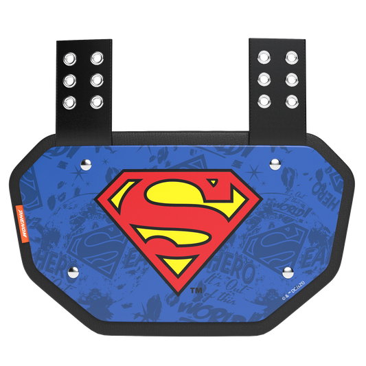 Phenom Elite Football Back Plate - Superman