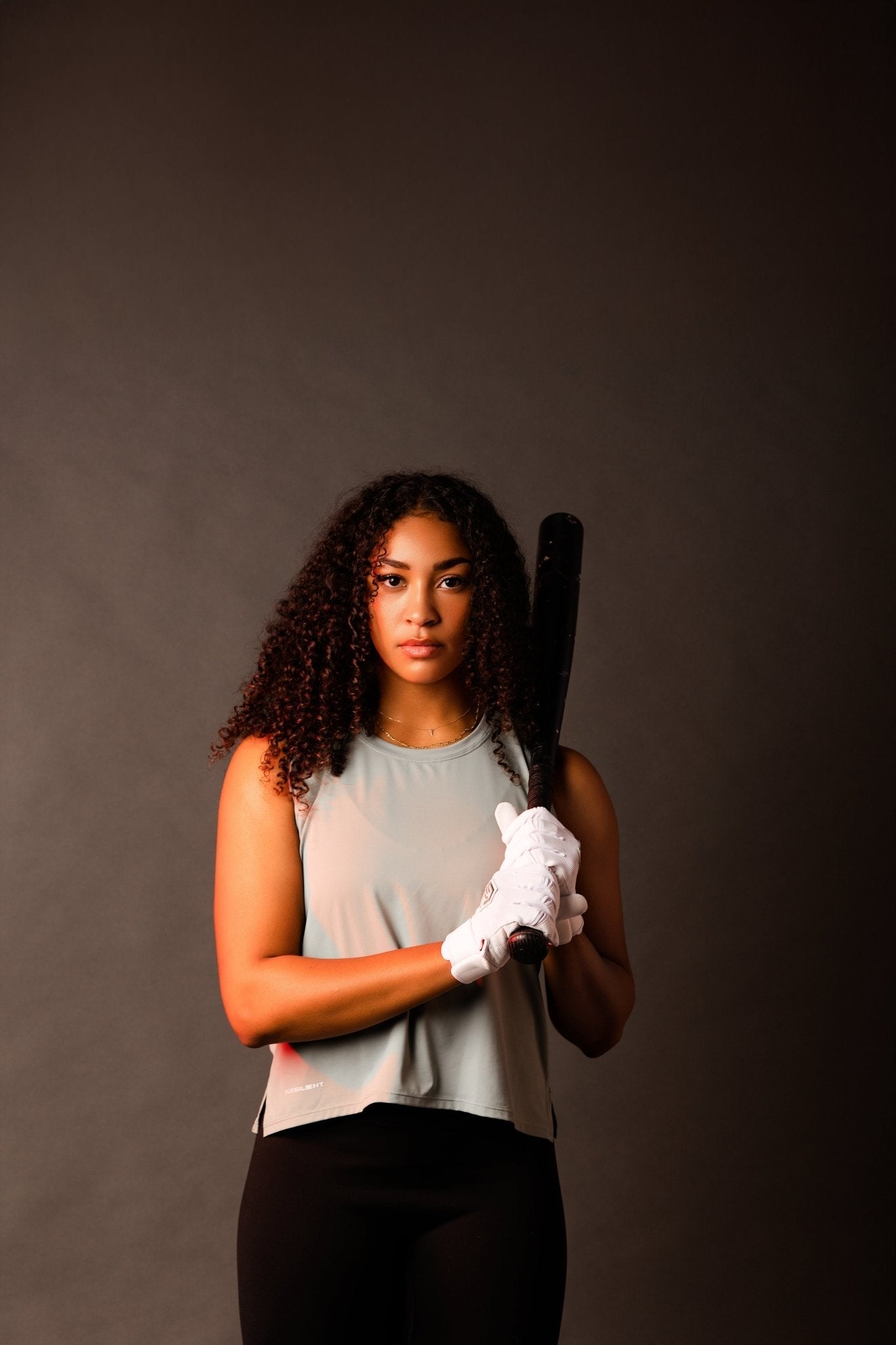 Resilient SFBL Championship Fastpitch Batting gloves - All White