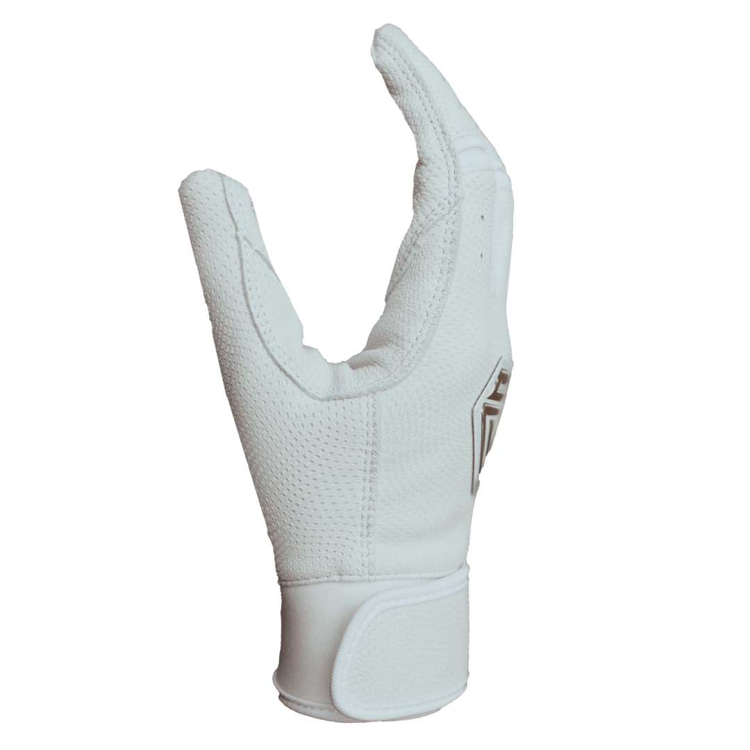 Resilient SFBL Championship Fastpitch Batting gloves - All White