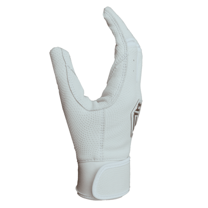 Resilient SFBL Championship Fastpitch Batting gloves - All White