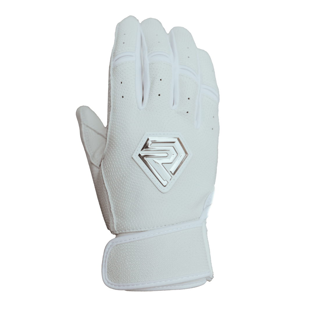 Resilient SFBL Championship Fastpitch Batting gloves - All White