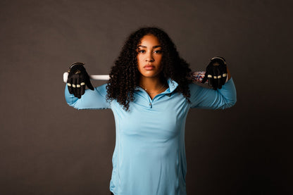 Resilient SFBL Championship Fastpitch Batting gloves - Black and Gold