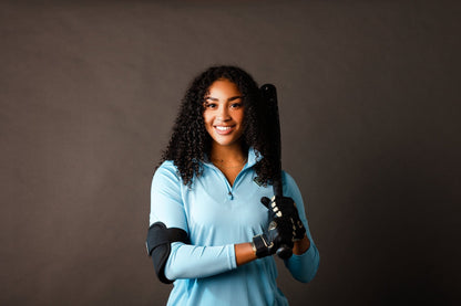 Resilient SFBL Championship Fastpitch Batting gloves - Black and Gold