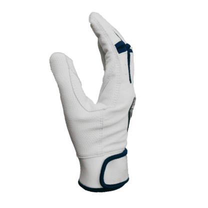 Resilient SFBL Championship Fastpitch Batting gloves - White and Navy