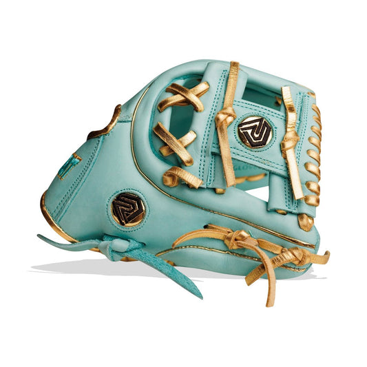 Resilient SFBL Relic MXT Series - Mint & Gold Baseball Glove - Angler's Pro Tackle & Outdoors