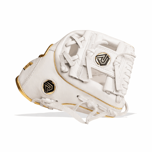 Resilient SFBL Relic MXT Series - White & Gold Baseball Glove - Angler's Pro Tackle & Outdoors