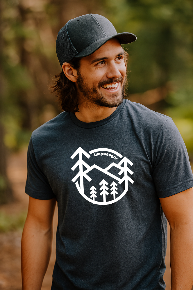 Timpanogos Hiking Co. Retro Forest Graphic Tee