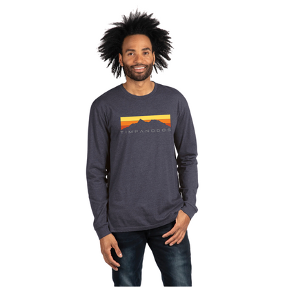 Timpanogos Hiking Co. Retro Mountain Classic (warm) Long Sleeve T-Shirt