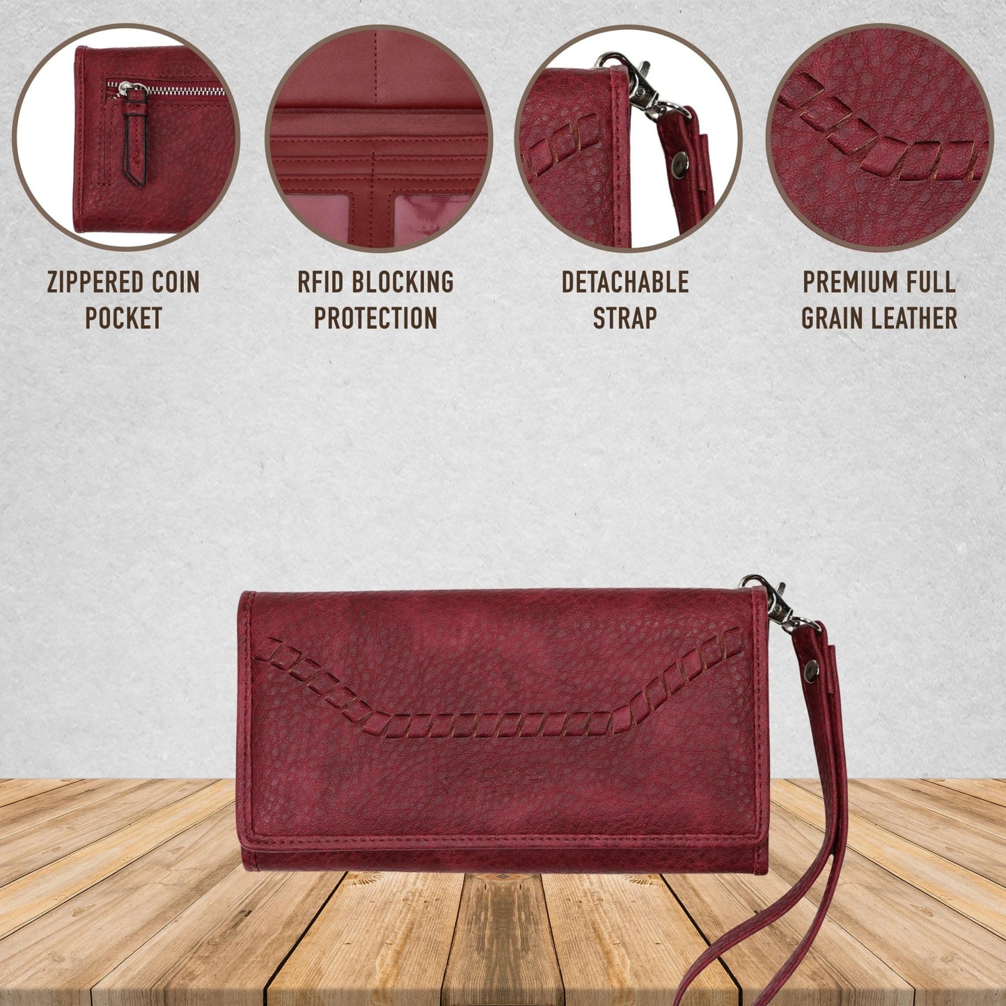 RFID Morgan Clutch Wallet by Lady Conceal - Angler's Pro Tackle & Outdoors