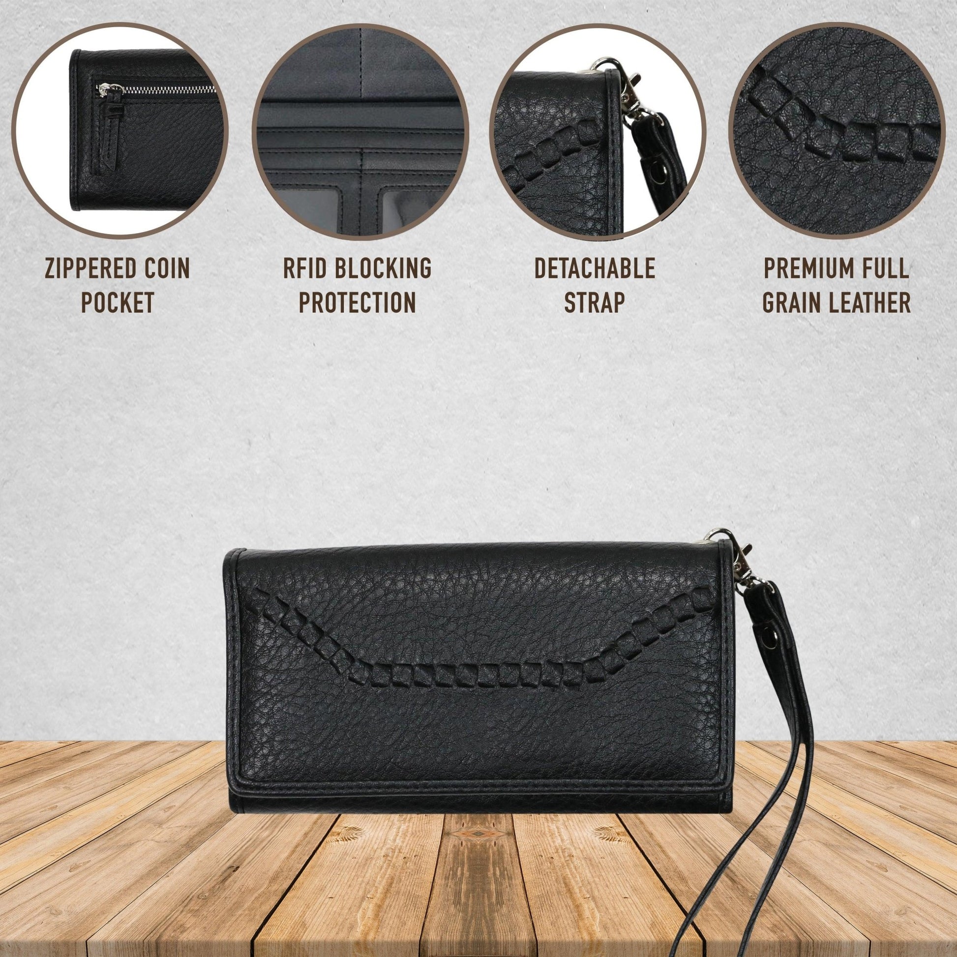 RFID Morgan Clutch Wallet by Lady Conceal - Angler's Pro Tackle & Outdoors