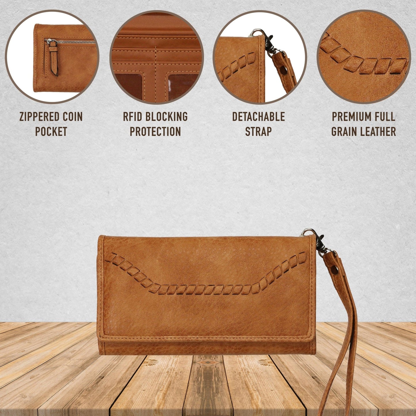 RFID Morgan Clutch Wallet by Lady Conceal - Angler's Pro Tackle & Outdoors