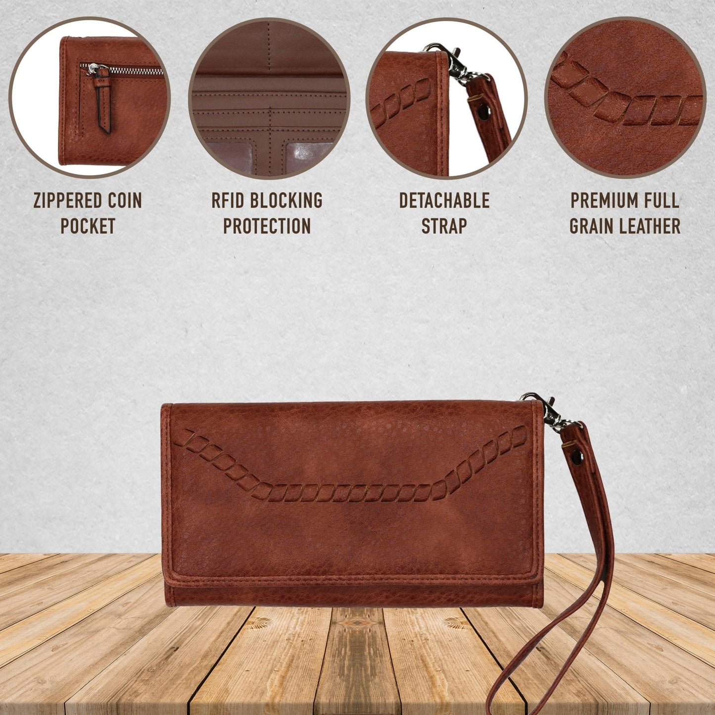 RFID Morgan Clutch Wallet by Lady Conceal - Angler's Pro Tackle & Outdoors