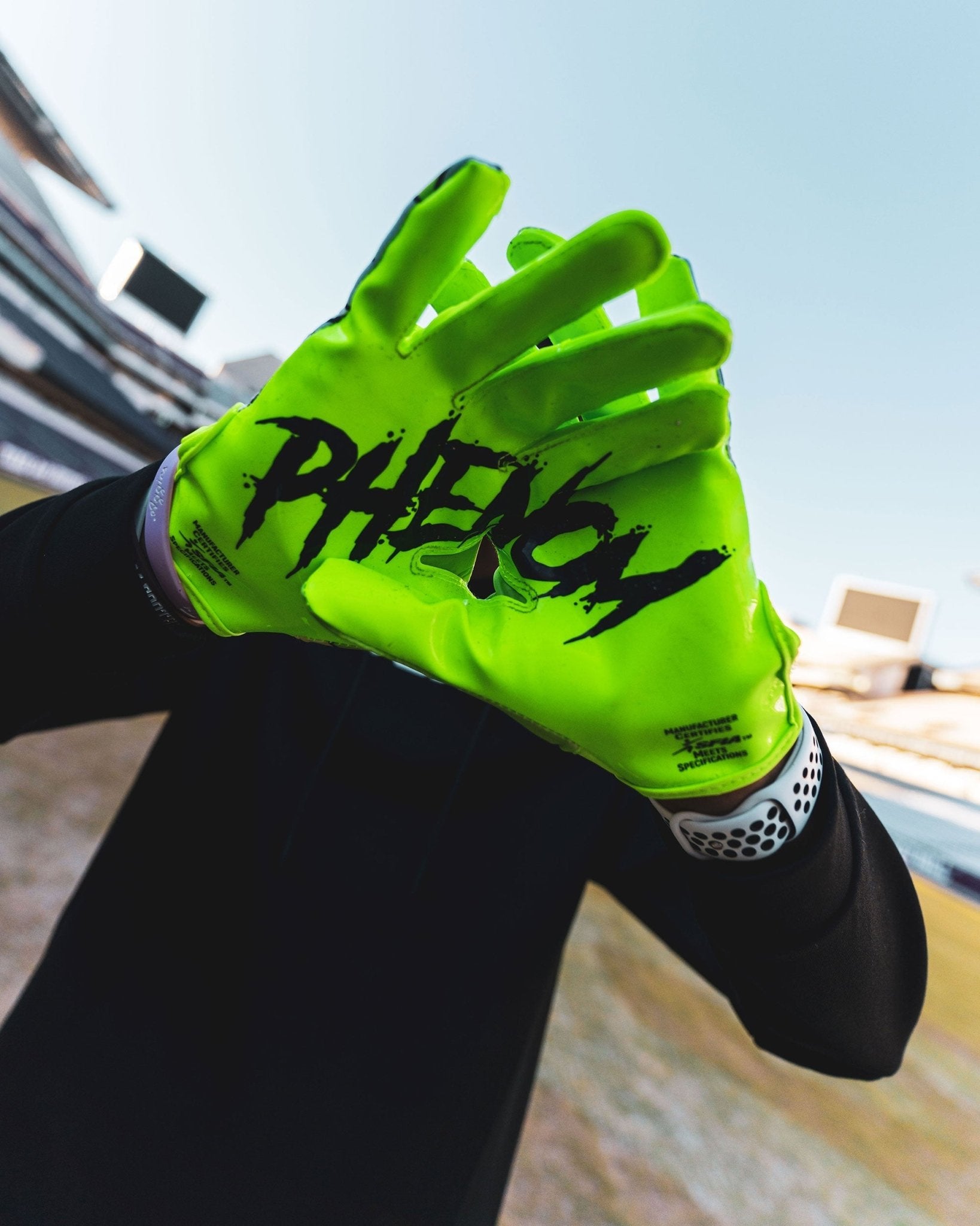 Rick and Morty Football Gloves - VPS1 by Phenom Elite - Angler's Pro Tackle & Outdoors